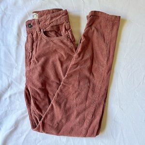 Free People | Corduroy Pink Pants | Size 25